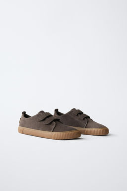 SPLIT SUEDE BAREFOOT TRAINERS