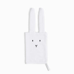 Набор Крошка Я (полотенце-уголок, рукавица, нагрудник), белый, 100% хл, 360 гр/м2  фото 5