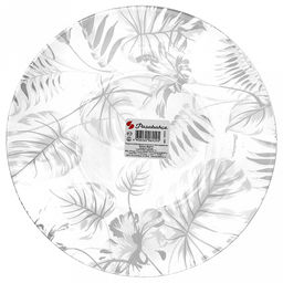 "Джангл (Jungle)" Тарелка глубокая стеклянная д220мм, 500мл, h45мм, Pasabahce (Россия)