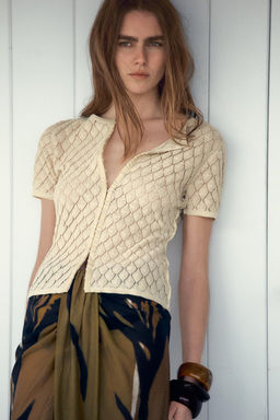 TEXTURED KNIT TOP - Zara фото 2