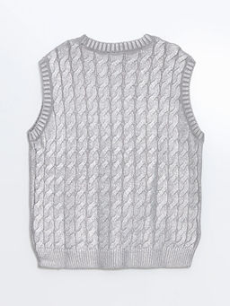 Bisiklet Yaka K?z ?ocuk Triko S?veter - Waikiki фото 3