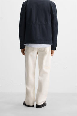 STRAIGHT-LEG CHINO JEANS - Zara фото 3