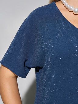 Платье 0421-1 синий топаз