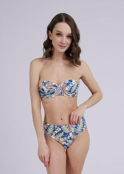 CLE SS102к Купальник жен. форм. т.синий/зелёный - Clever wear фото 4