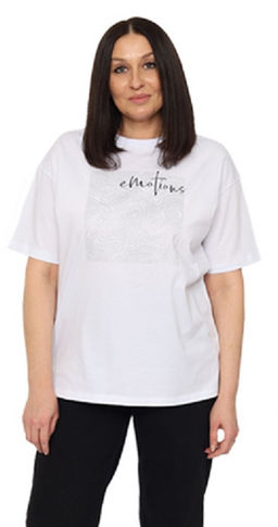 CRB wear / CSSW 60376-20 Футболка женская,белый/Ex.Cherubino