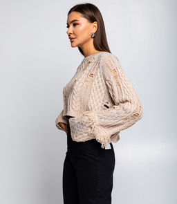 Джемпер #КТ851 (3), бежевый - Dommod фото 2