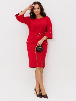 Платье Galean Style 998 красный фото 4