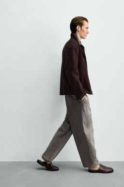 PANTAL?N BALLOON FIT / Gris / Azul - Zara фото 6