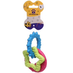 Цена за 3 шт. Игрушка для собаки "Bubble gum-Головоломка" 16см мультицвет Ultramarine