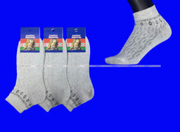 Цена за 10 пар. Беларусь носки женские лен ажурные с орнаментом