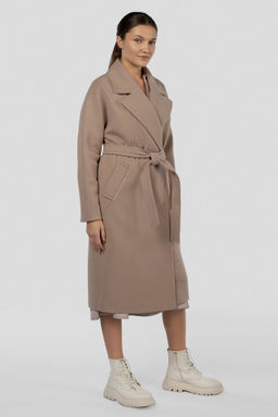 Пальто женское демисезонное (пояс) - El podio фото 10