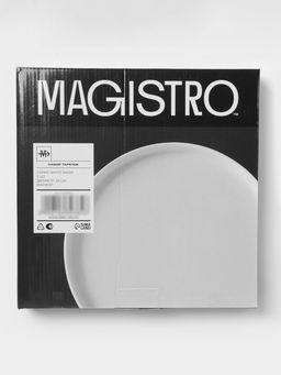Тарелки Magistro White Snow, набор 2 шт., d=26 см, фарфор, белые фото 7
