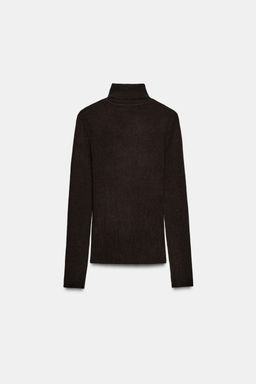 WOOL HIGH NECK JUMPER