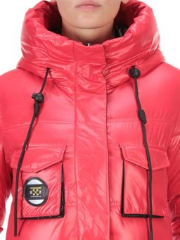 2187 RED Куртка зимняя женская AIKESDFRS (200 гр. холлофайбера) - Fashion фото 8
