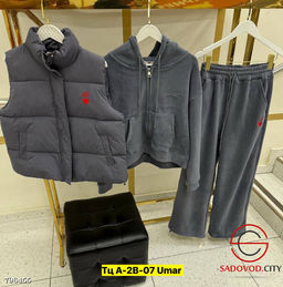 Костюм тройка (Жилетка, худи и спортивные брюки) - Bruno фото 4