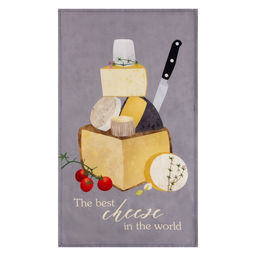 Полотенце Этель Сheese 40х73 см, 100% хлопок, саржа 190 гр/м2  фото 2