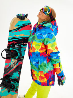 Женская горнолыжная сноубордическая куртка Alpha Endless Ultra Chaleur SNB 423/316_6 Разноцветный  фото 27