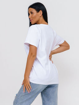 Футболка женская, цвет белый