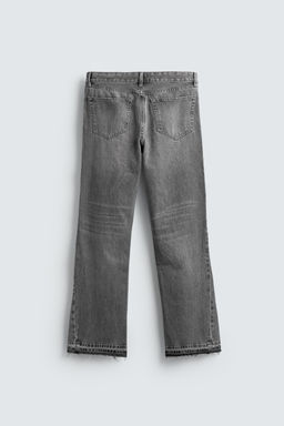 JEANS FLARE FIT ROTOS / Gris - Zara фото 8