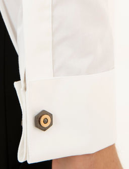 Beyaz Slim Fit Smokin G_mlek