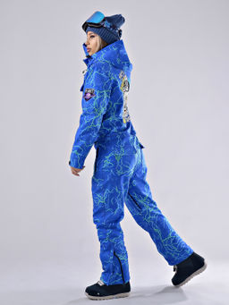 Женский зимний сноубордический комбинезон Alpha Endless 222/220518-2_012 Голубой  фото 8