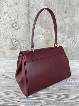 Женская кожаная сумка-портфель 8399-2 Бордо - Sergio valentini фото 3