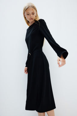 Vestido de sarga con cinturon - H&m фото 4