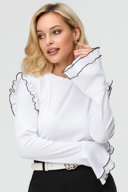 Блузка женская 4222/02/Белый - Rise фото 2