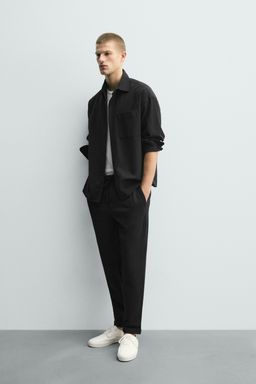 PANTAL?N CINTURA JOGGER EASY CARE / Negro - Zara фото 15