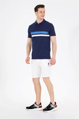 Мужские трикотажные шорты цвета экрю - U.s. polo assn фото 3