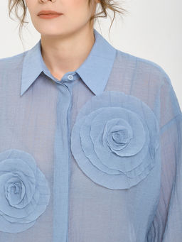 Блузка с поясом