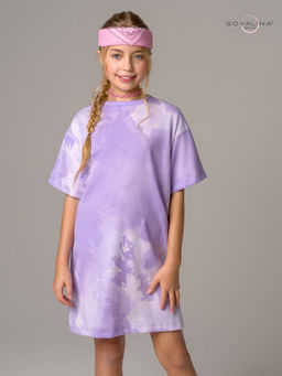 Платье Teen тайдай лаванда - Sovalina фото 16