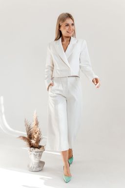 Жакет AmberA 1042 White ОБЛАКО  фото 5