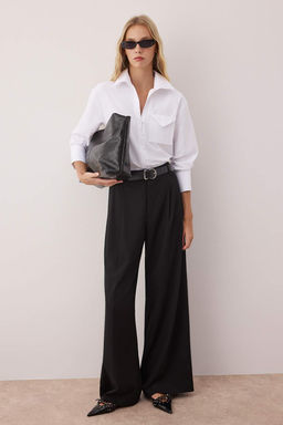 Beyaz Cep Detayl? Onu Dugmeli Gomlek TWOAW26GO00058 - Trendyolmilla фото 2