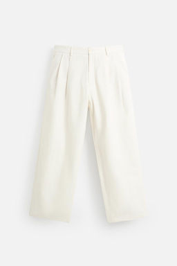 BALLOON-FIT PLEATED TROUSERS - Zara фото 9