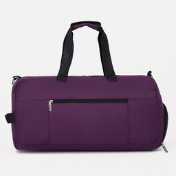 Сумка спортивная на молнии, отдел для обуви, наружный карман, цвет фиолетовый - Simaland фото 3