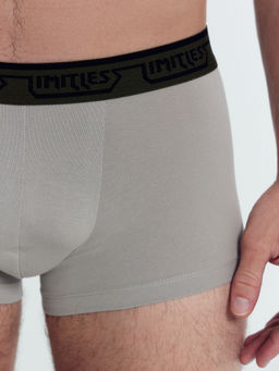 Цена за 2 штуки! Трусы мужские боксеры в сером цвете теплый асфальт 411215 - Mark formelle фото 3