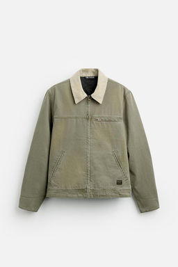JACKET WITH CONTRAST COLLAR - Zara фото 6