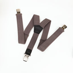 Подтяжки взрослые «Великан» для полных, ширина 3.8 см, серый