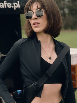 CONTE Укороченный спортивный джемпер на молнии LJ 2773 black