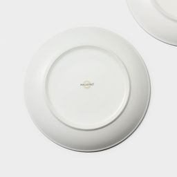 Набор тарелок десертных фарфоровых Magistro Hypnose, 20,5×2,5 см, 2 шт