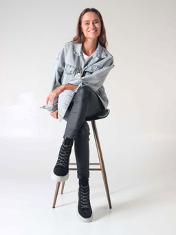 Ботинки 215.ALTAgr. Черный замша/Шерсть