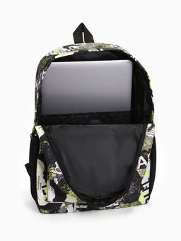 Рюкзак школьный на молнии, с карманами, с принтом, размер 30?13?42 см, голубой/серый