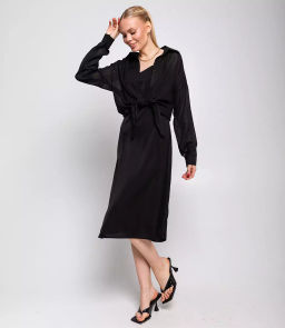 Комплект Платье+рубашка #ОБШ1443-4, чёрный