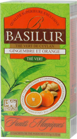 BASILUR. Волшебные фрукты. Имбирь и апельсин карт.упаковка, 25 пак.