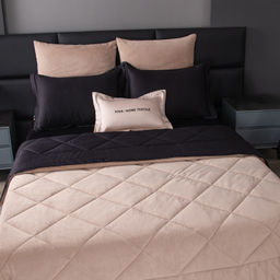 Комплект постельного белья на резинке Сатин Velvet Premium с Одеялом VPR009 180*200*25;160*200*25;140*200*25 Евро 4 Наволочки