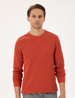 Kahverengi Regular Fit Sweatshirt - Pierre cardin фото 3
