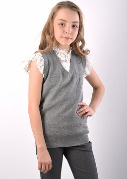3911 Жилет для девочки - Kiko фото 4