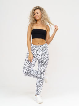 953 Брюки "Белый/микки"