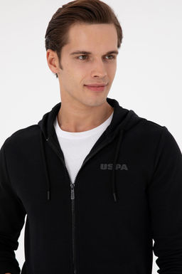 Мужской черный вязаный кардиган Неожиданная скидка в корзине - U.s. polo assn фото 2